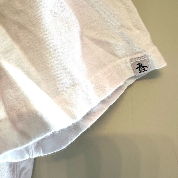 Original Penguin White Tee with Silly Hot Dog Graphic - Medium - Picture 3 of 5